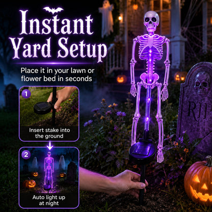 Ventayo – LED-skeletpynt til haven