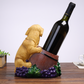 Wine Dog Ornament