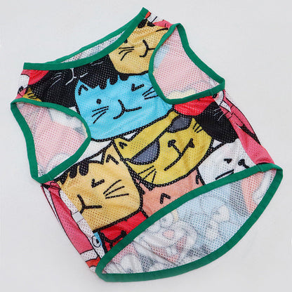 Cat Print Vest