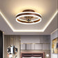 16'' Circular Dimmable LED Ceiling Fan with Light