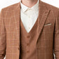 Fire Orange Sports Jacket Slim Fit