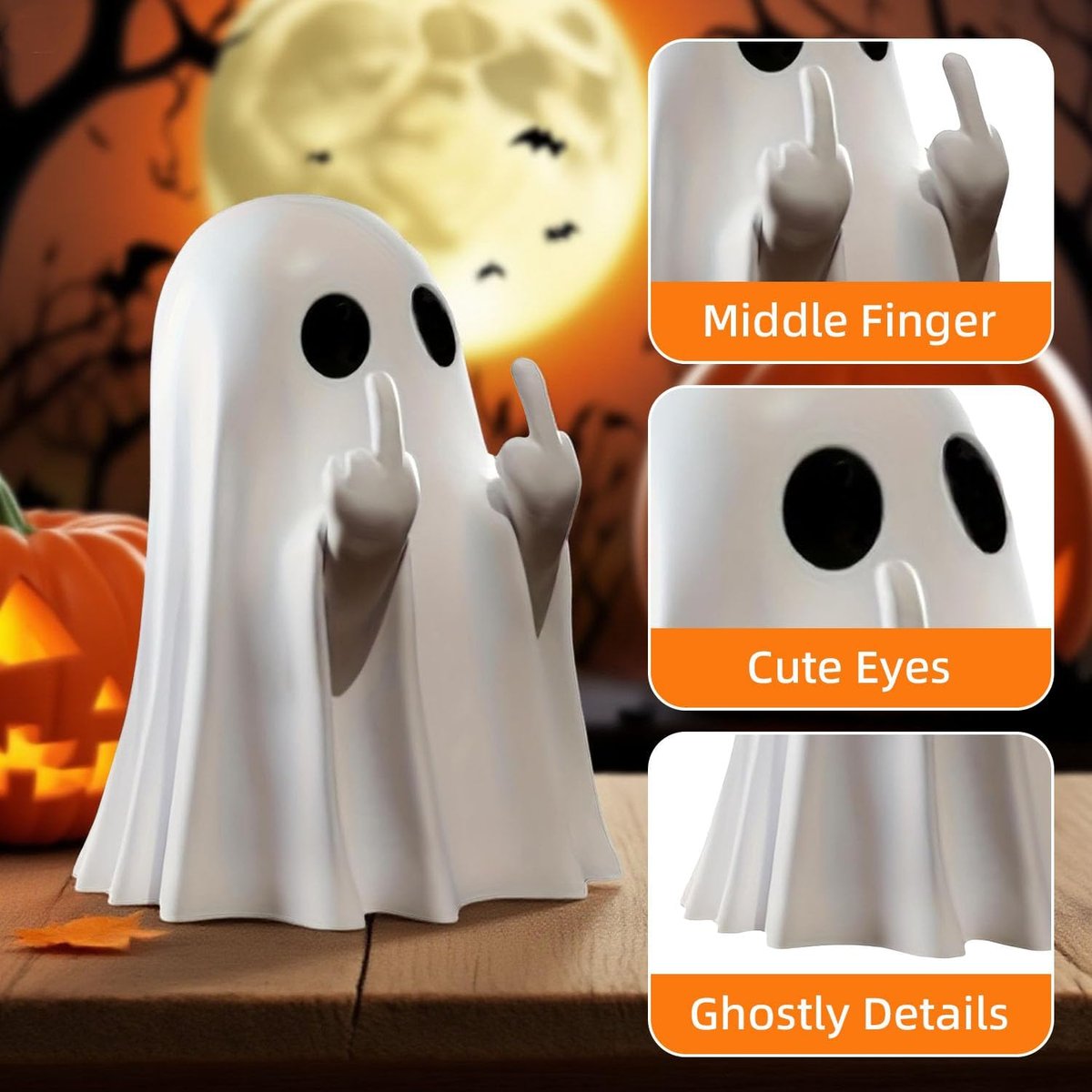 Ventayo – Playful Resin Ghost Statue