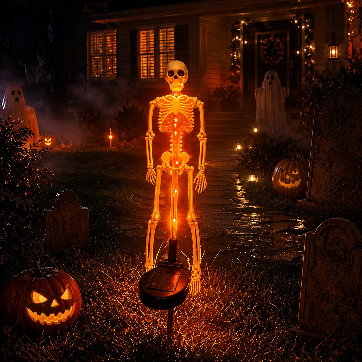 Ventayo – LED-skeletpynt til haven