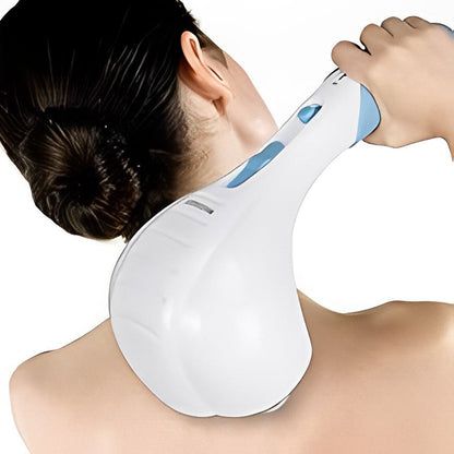 Electric Handheld Full-Body Massager with Adjustable Intensity