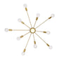 Mid Century Semi Flush Mount Sputnik Light