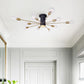 Mid Century Semi Flush Mount Sputnik Light
