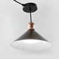 Waterproof Solar Classic Conical Shade LED Pendant Light Hanging Lights