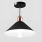 Waterproof Solar Classic Conical Shade LED Pendant Light Hanging Lights