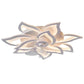 Creative Flower Shaped Three Step Dimming LED Ceiling Fan Lights Chandelier
