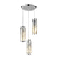 Creative Iron Crystal Glass Industrial Chandelier Pendant Lights Ceiling Lamp