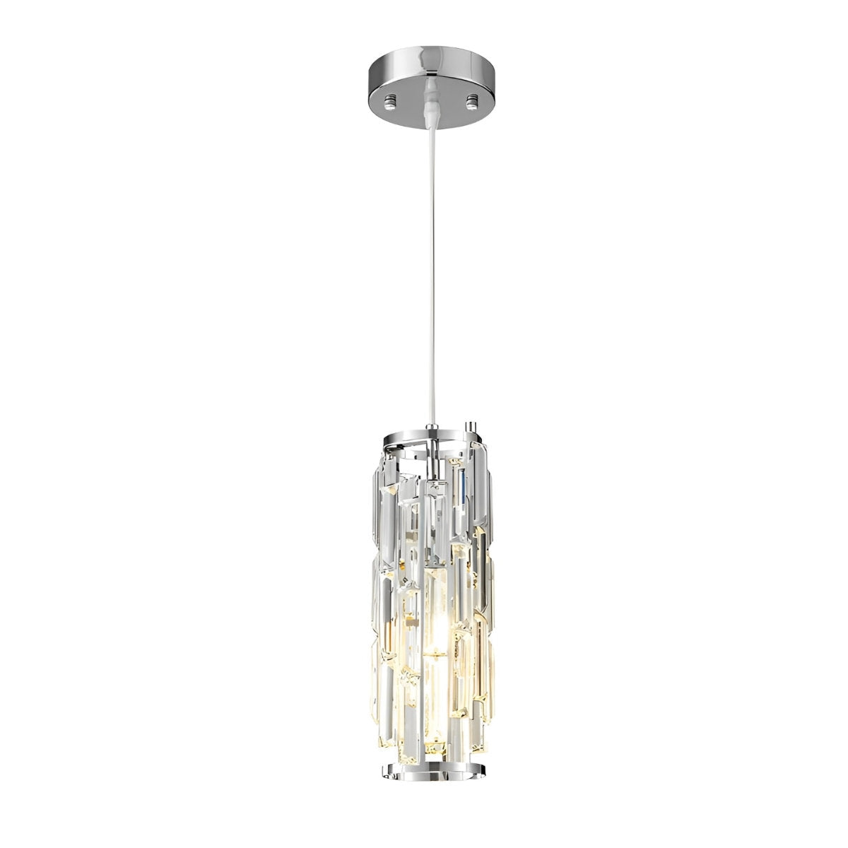 Creative Iron Crystal Glass Industrial Chandelier Pendant Lights Ceiling Lamp