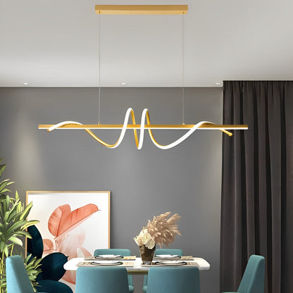 Creative Strip LED Stepless Dimming Kitchen Pendant Lighting Decorative Chandelier Ceiling Lamp Lighting