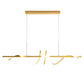 Creative Strip LED Stepless Dimming Kitchen Pendant Lighting Decorative Chandelier Ceiling Lamp Lighting