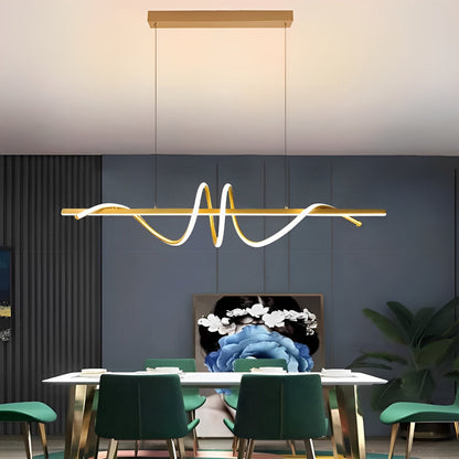 Creative Strip LED Stepless Dimming Kitchen Pendant Lighting Decorative Chandelier Ceiling Lamp Lighting