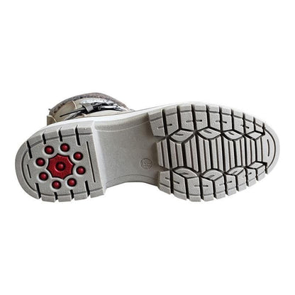 Kvinder Spænde Blonder Strikkede Midt-læg Støvler