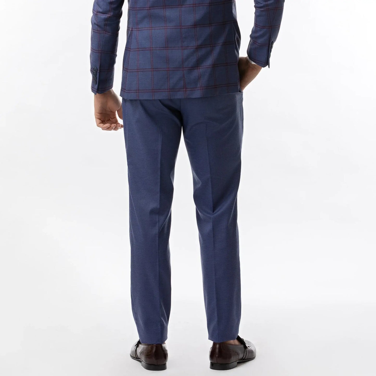 Slim Fit Dark Blue Blazer | Hudson & Jurgen