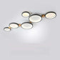 Round Flush Mount Ceiling Light White Gray Green Bedroom