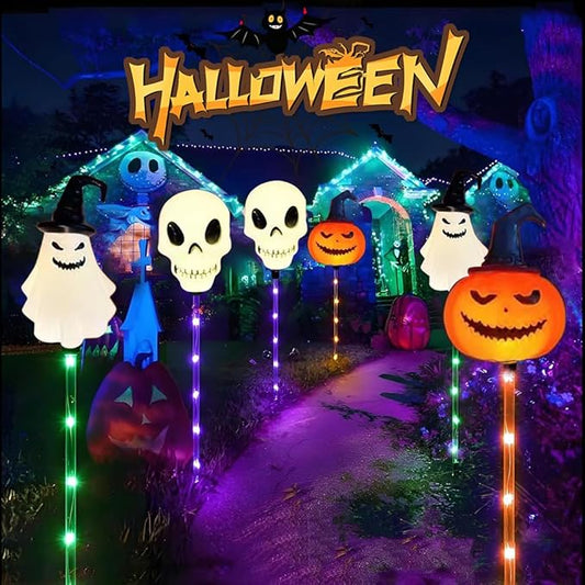 Ventayo – Sammlung solarbetriebener Halloween-Wegeleuchten