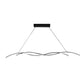 Double Wavy Minimalist LED Creative Modern Chandelier Light