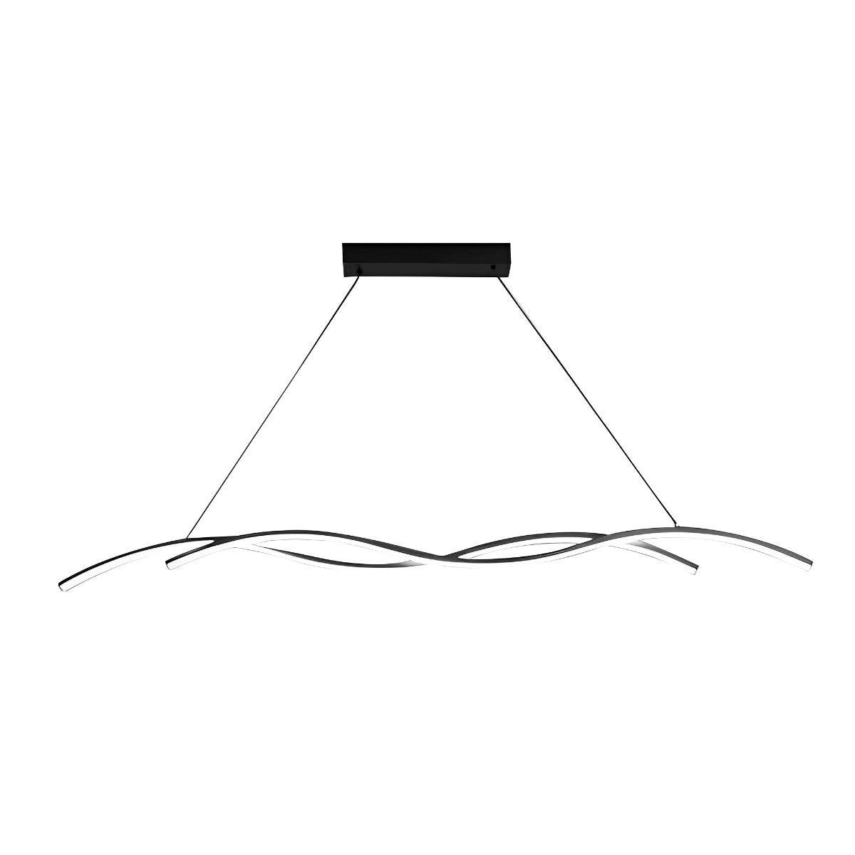 Double Wavy Minimalist LED Creative Modern Chandelier Light