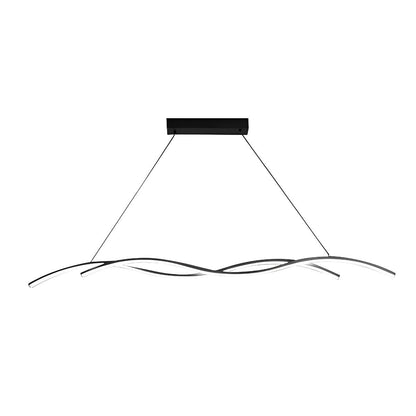 Double Wavy Minimalist LED Creative Modern Chandelier Light