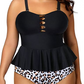 Two Piece Swimsuit for Women - High Waisted Swimsuit