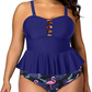 Two Piece Swimsuit for Women - High Waisted Swimsuit