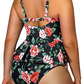 Two Piece Swimsuit for Women - High Waisted Swimsuit