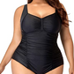 Women Vintage Swimsuit - Plus Size One Piece Swimwear