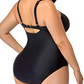 Women Vintage Swimsuit - Plus Size One Piece Swimwear