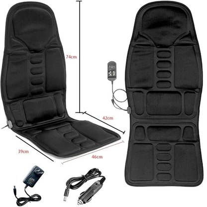8 Mode Massage Chair Pad With Heated Back Neck Cushion