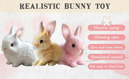 Soft Realistic Bunny Toy