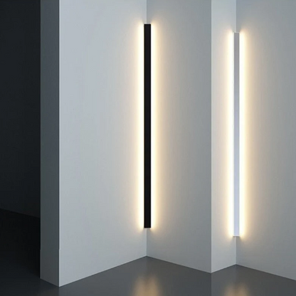 Minimalist Linear Wall Lamp with LED Atmosphere Lighting