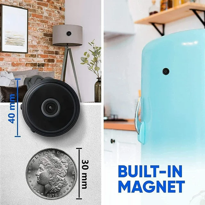 Mini Wireless Magnetic Camera with Audio and Video Live Feed