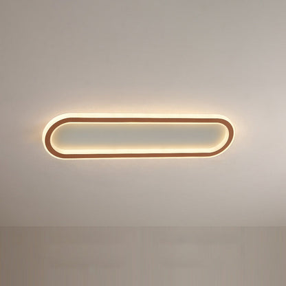 Minimalist Rectangular Flush Mount Ceiling Light