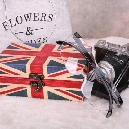 Justerbare briller unisex dreje synslinse