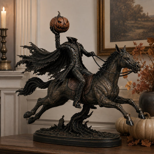 Ventayo – Halloween-Statue des kopflosen Reiters