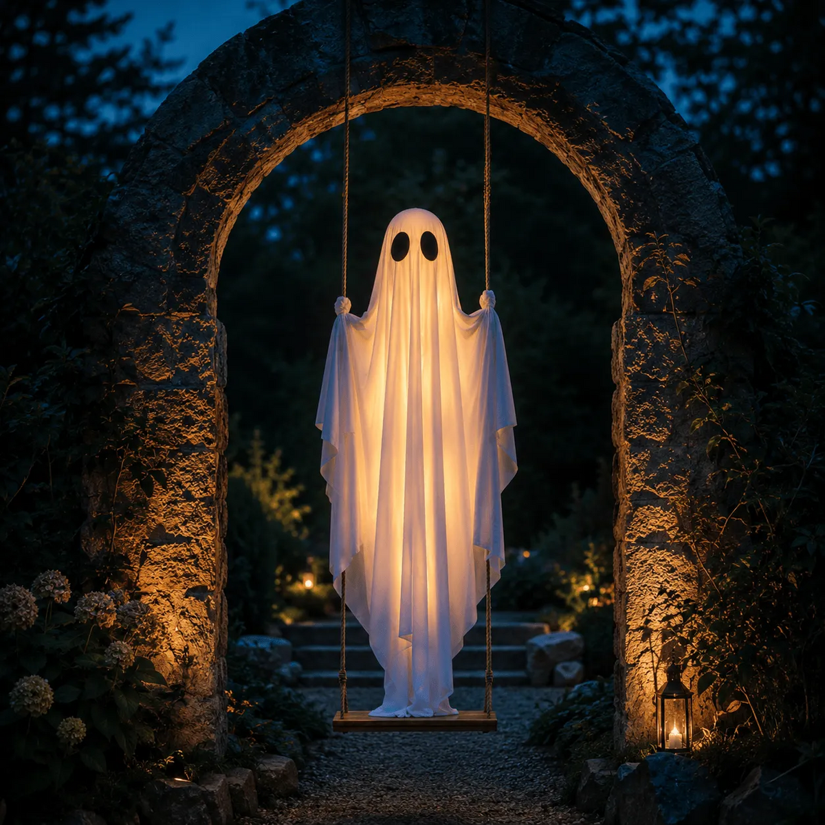 Hudson & Jurgen – 5FT Hanging Ghost Decor