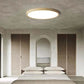 Modern Wood Round Flush Mount Ceiling Lights Living Room