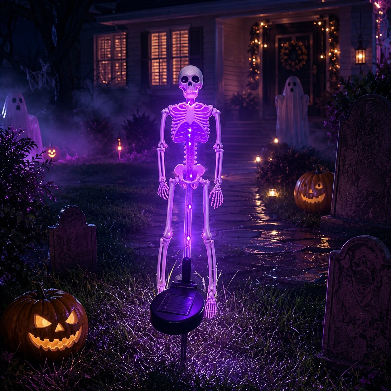 Ventayo – LED-skeletpynt til haven