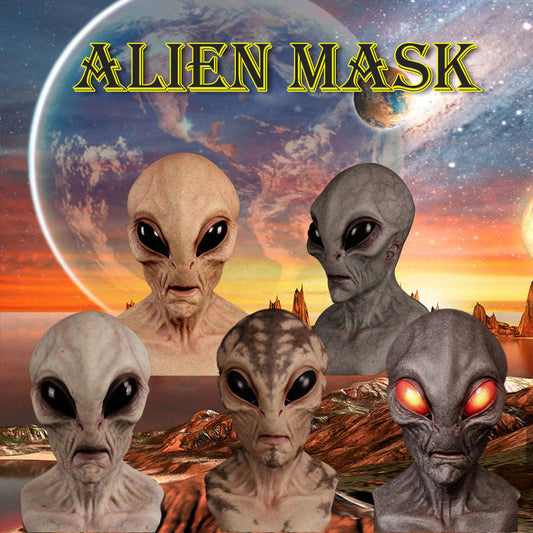 Ventayo – Siliconenmasker voor alieninvasie voor grappen en feestjes