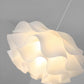 Flower Shaped Three-step Dimming LED White Chandelier Pendant Light
