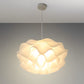 Flower Shaped Three-step Dimming LED White Chandelier Pendant Light
