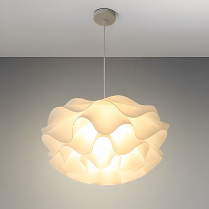 Blomstformet tre-trins dæmpbar LED hvid lysekrone pendel lampe