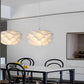Flower Shaped Three-step Dimming LED White Chandelier Pendant Light