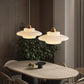 Mid Century Art Milk White Glass Pendant Light