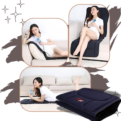 Full Body Heated Massage Pad - Vibration Back Massage Mat