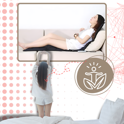 Full Body Heated Massage Pad - Vibration Back Massage Mat