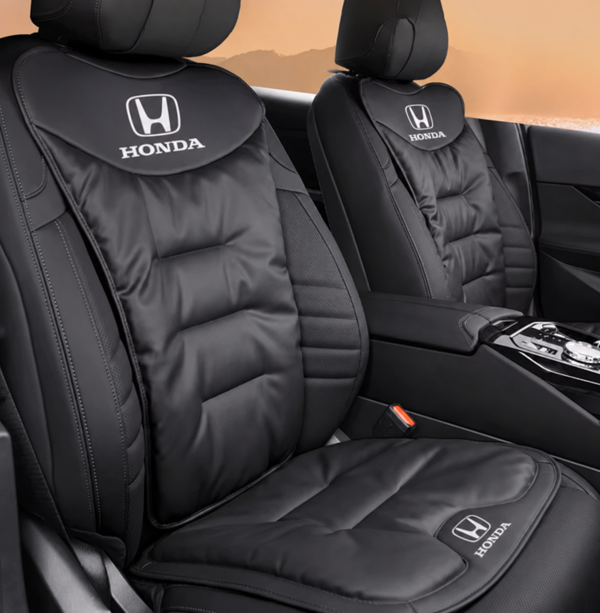 Hudson & Jurgen – Ergonomic Car Seat Cushion with Lumbar Support for Pain Relief & Comfort