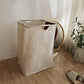 Japanese style, Cotton linen Laundry Basket